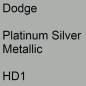 Preview: Dodge, Platinum Silver Metallic, HD1.